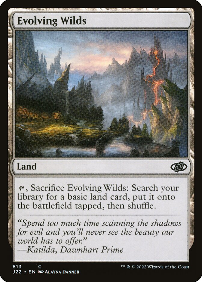 Terras em Desenvolvimento / Evolving Wilds - Magic: The Gathering - MoxLand
