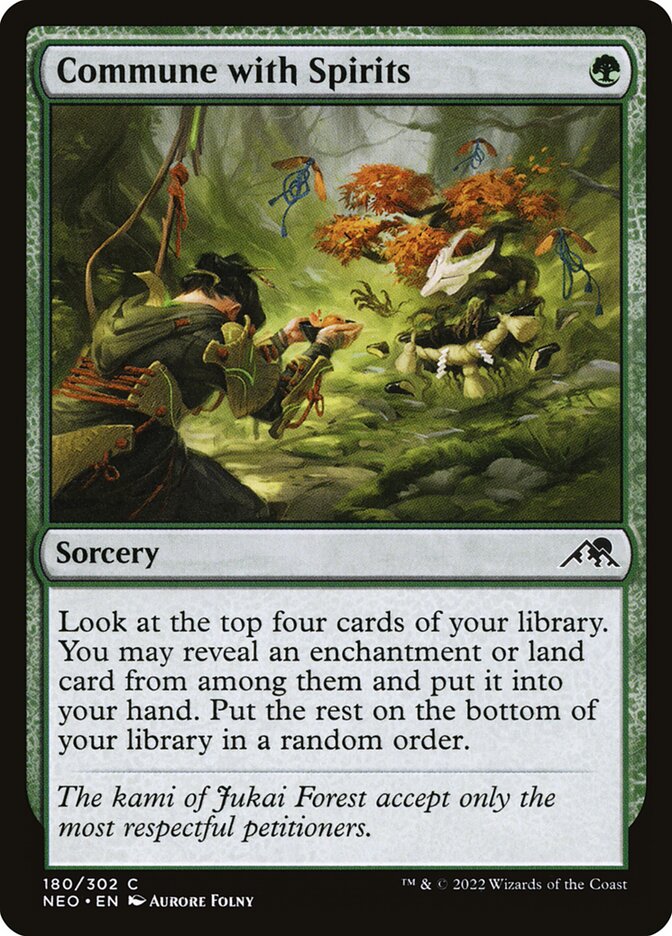 Comungar com Espíritos / Commune with Spirits - Magic: The Gathering - MoxLand