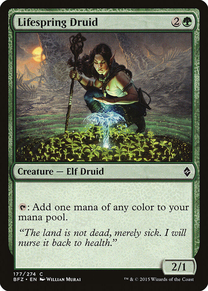 Druida da Fonte Vital / Lifespring Druid - Magic: The Gathering - MoxLand