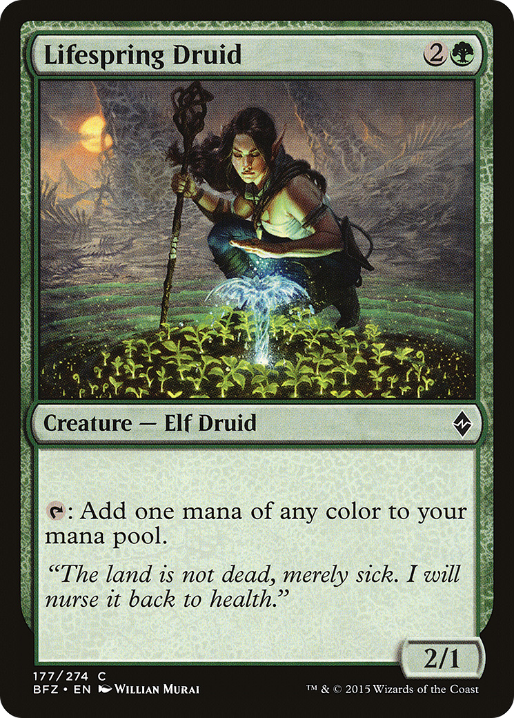 Druida da Fonte Vital / Lifespring Druid - Magic: The Gathering - MoxLand