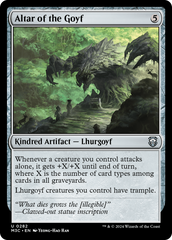 Altar do Goyf / Altar of the Goyf - Magic: The Gathering - MoxLand
