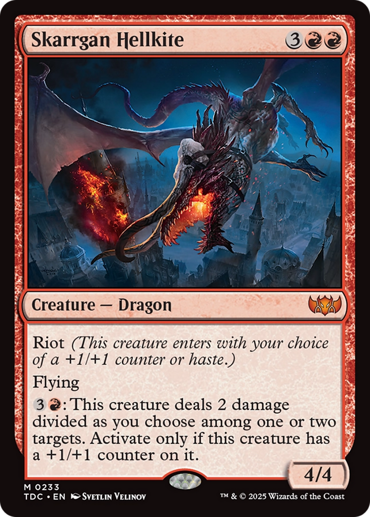 Dragão Avérneo de Skarrgan / Skarrgan Hellkite - Magic: The Gathering - MoxLand