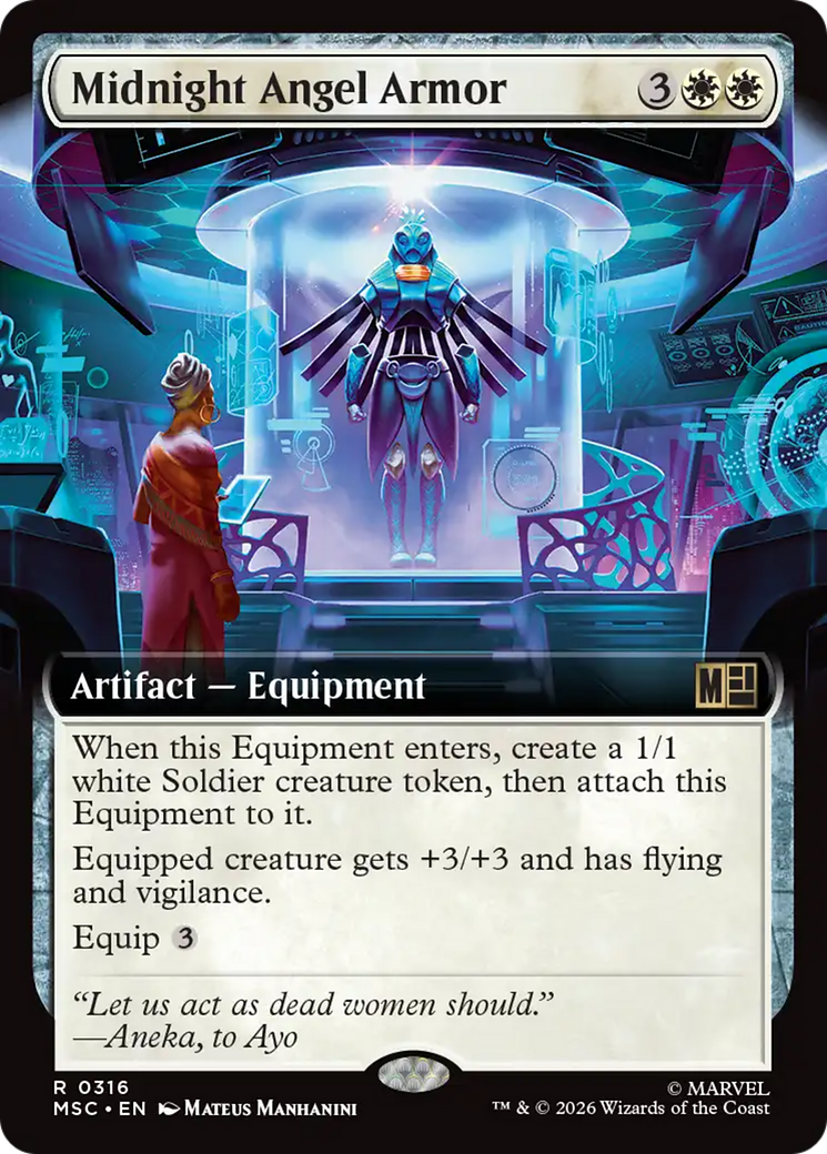 Midnight Angel Armor - Magic: The Gathering - MoxLand