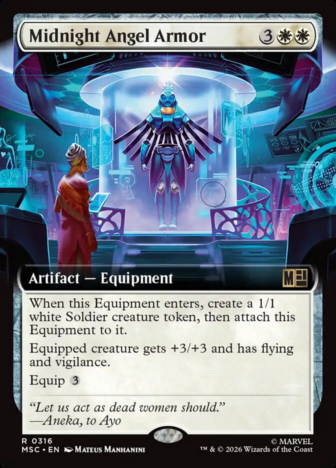 Midnight Angel Armor - Magic: The Gathering - MoxLand