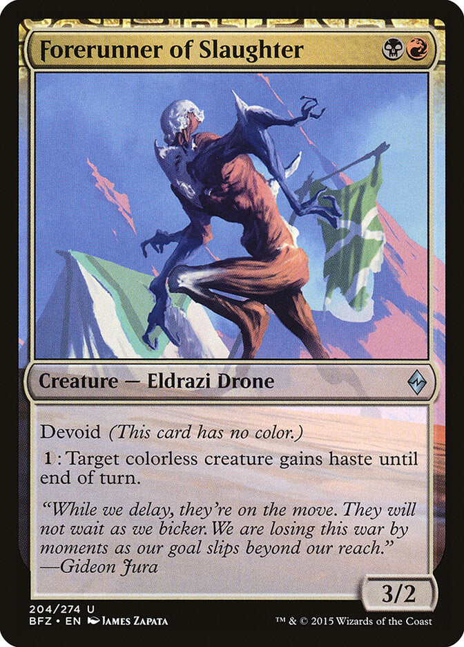 Pioneiro da Carnificina / Forerunner of Slaughter - Magic: The Gathering - MoxLand