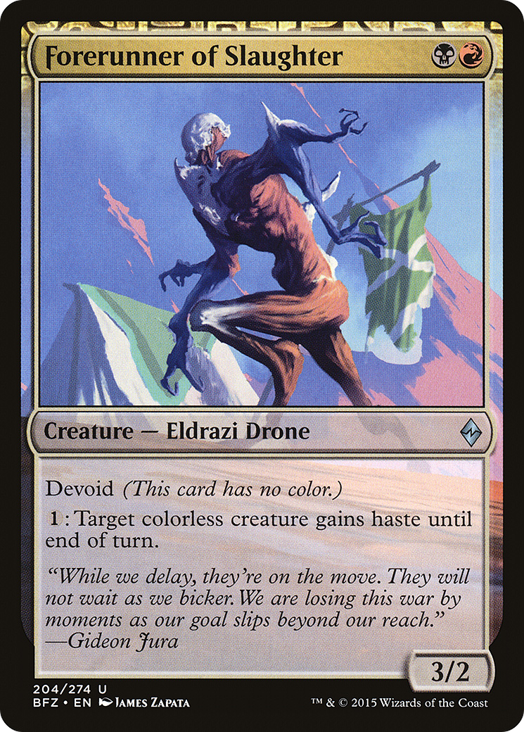 Pioneiro da Carnificina / Forerunner of Slaughter - Magic: The Gathering - MoxLand