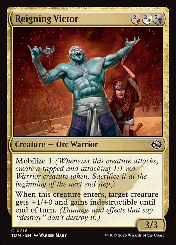 Campeão Atual / Reigning Victor - Magic: The Gathering - MoxLand