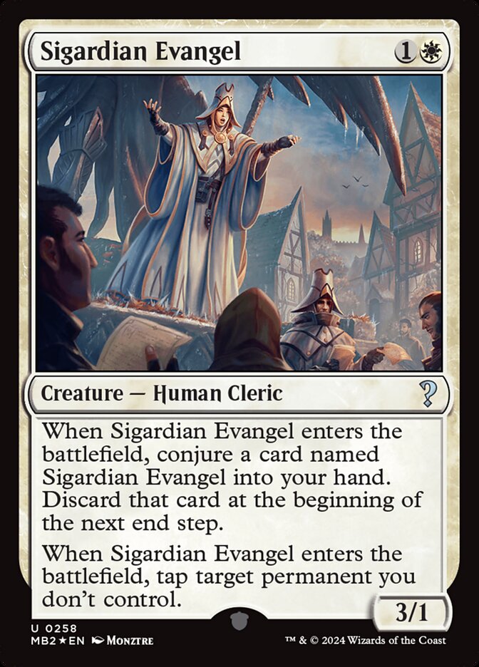 Evangelista Sigardiana / Sigardian Evangel - Magic: The Gathering - MoxLand