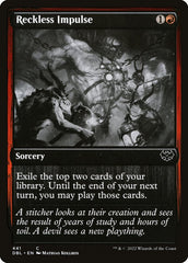 Impulso Temerário / Reckless Impulse - Magic: The Gathering - MoxLand