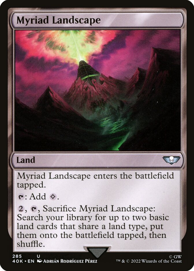 Paisagem Infinita / Myriad Landscape - Magic: The Gathering - MoxLand