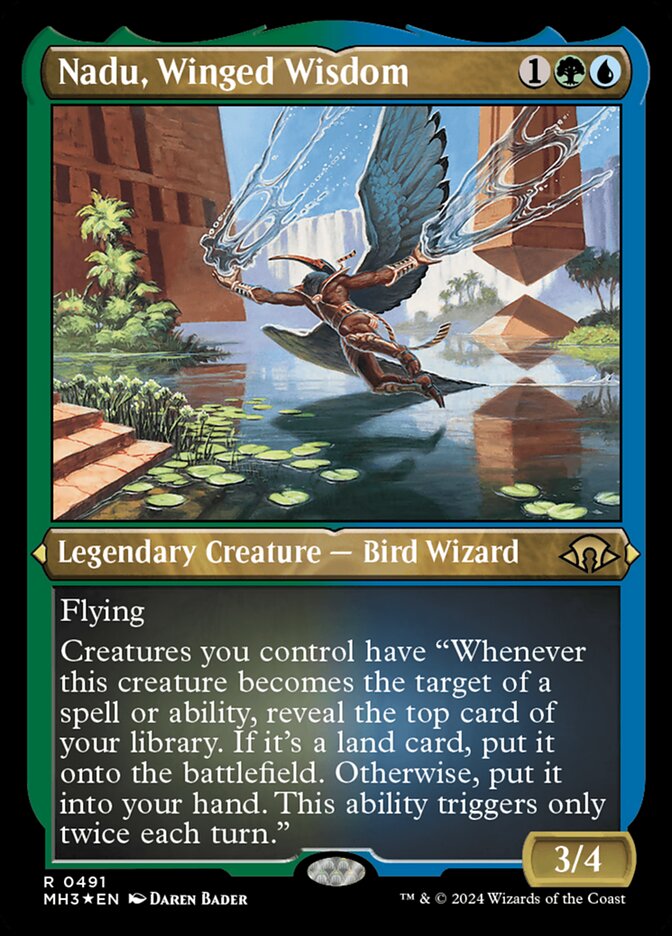 Nadu, Sabedoria Alada / Nadu, Winged Wisdom - Magic: The Gathering - MoxLand