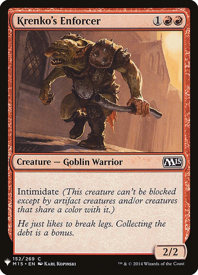 Feitor de Krenko / Krenko's Enforcer - Magic: The Gathering - MoxLand