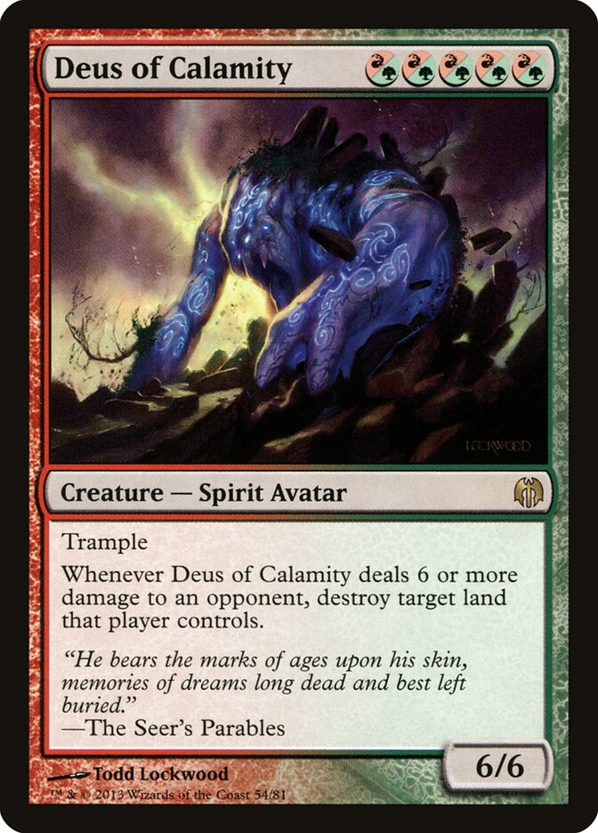 Deus da Calamidade / Deus of Calamity - Magic: The Gathering - MoxLand