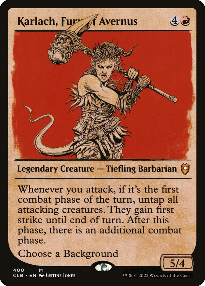 Karlach, Fúria do Avernus / Karlach, Fury of Avernus - Magic: The Gathering - MoxLand