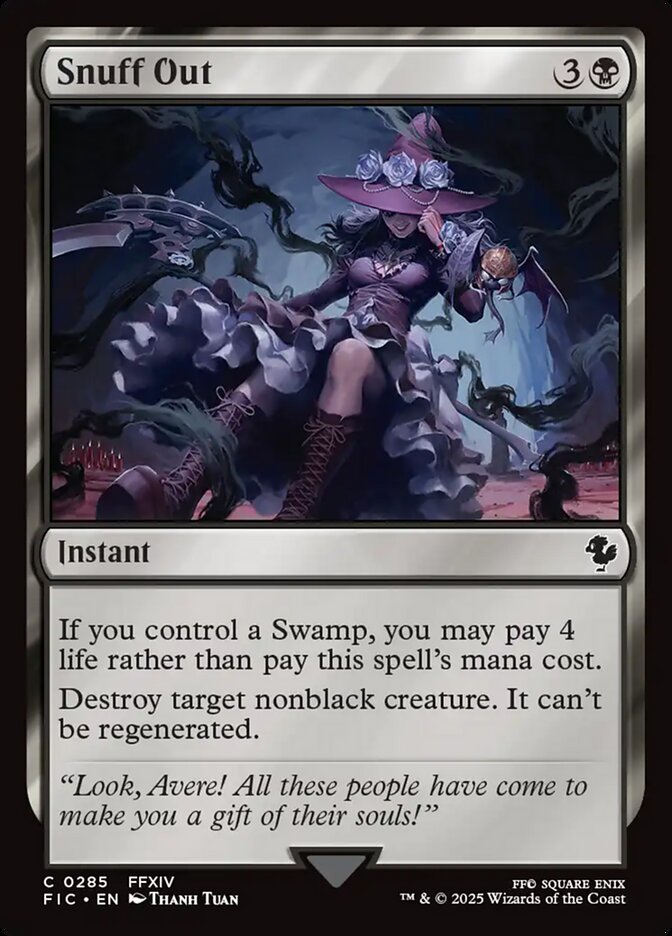 Liquidar / Snuff Out - Magic: The Gathering - MoxLand