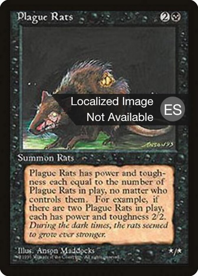 Ratos Pestilentos / Plague Rats - Magic: The Gathering - MoxLand