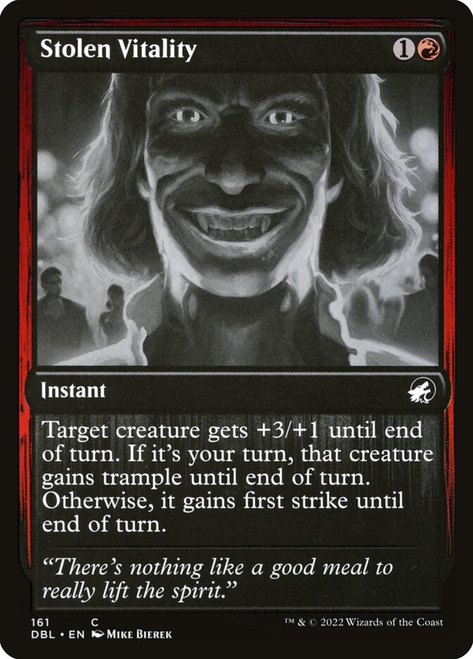 Vitalidade Roubada / Stolen Vitality - Magic: The Gathering - MoxLand