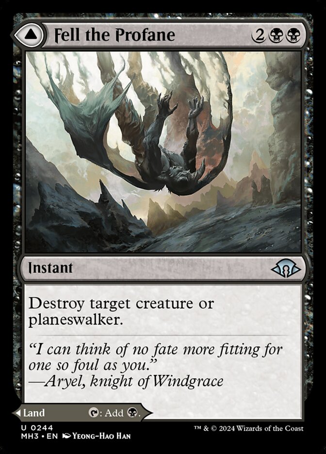 Derrubar os Profanos / Fell the Profane - Magic: The Gathering - MoxLand