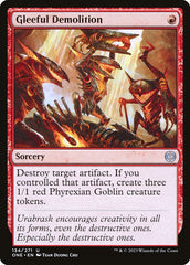 Demolição Animada / Gleeful Demolition - Magic: The Gathering - MoxLand