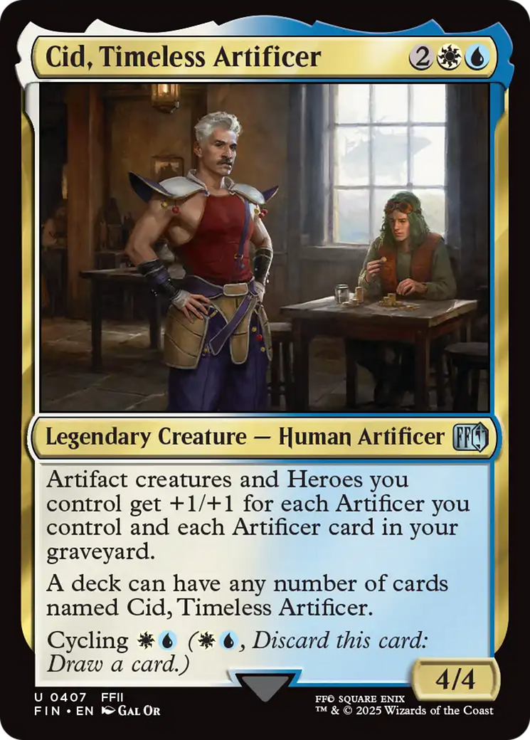Cid, Artífice Atemporal / Cid, Timeless Artificer - Magic: The Gathering - MoxLand