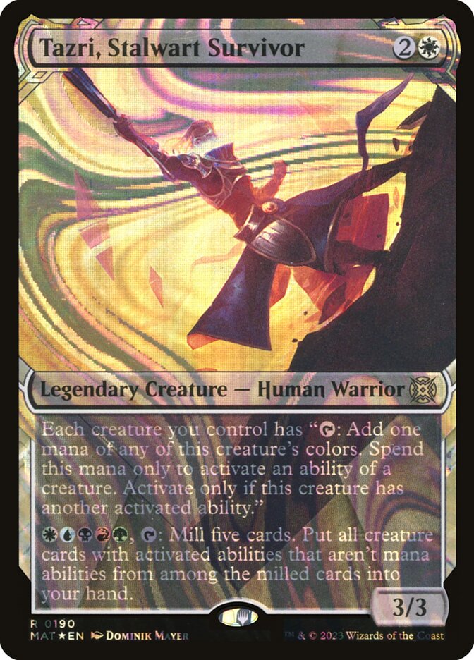 Tazri, Sobrevivente Resoluta / Tazri, Stalwart Survivor - Magic: The Gathering - MoxLand