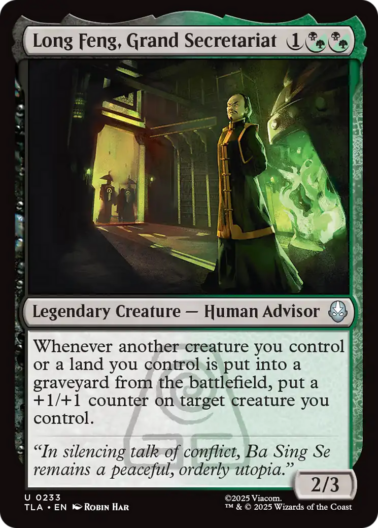 Long Feng, Grão-secretário / Long Feng, Grand Secretariat - Magic: The Gathering - MoxLand