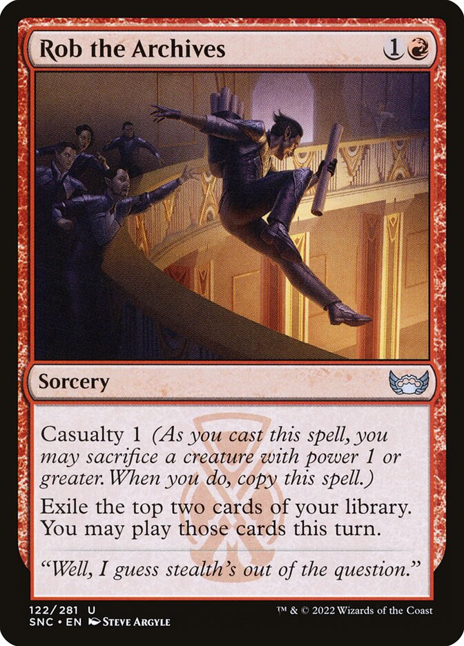 Roubar os Arquivos / Rob the Archives - Magic: The Gathering - MoxLand