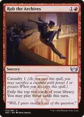 Roubar os Arquivos / Rob the Archives - Magic: The Gathering - MoxLand