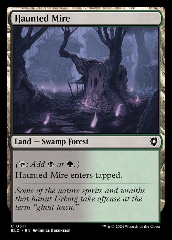 Lodaçal Assombrado / Haunted Mire - Magic: The Gathering - MoxLand