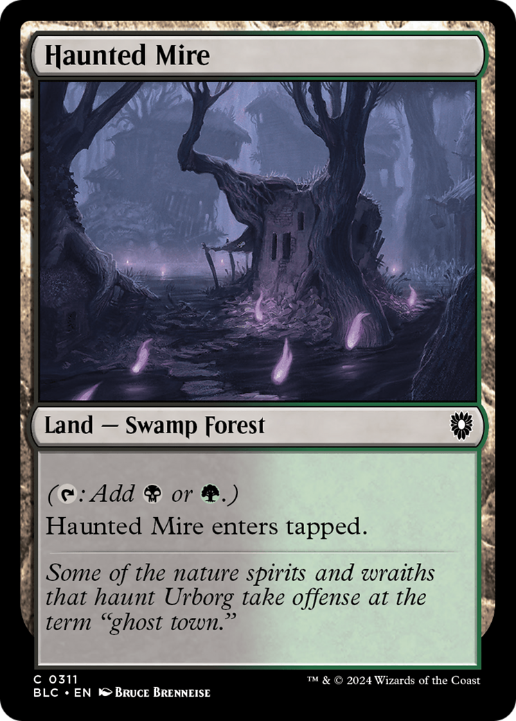 Lodaçal Assombrado / Haunted Mire - Magic: The Gathering - MoxLand