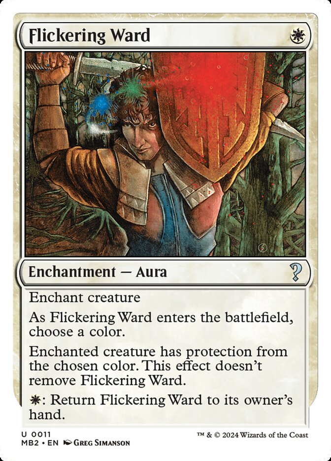 Proteção Oscilante / Flickering Ward - Magic: The Gathering - MoxLand