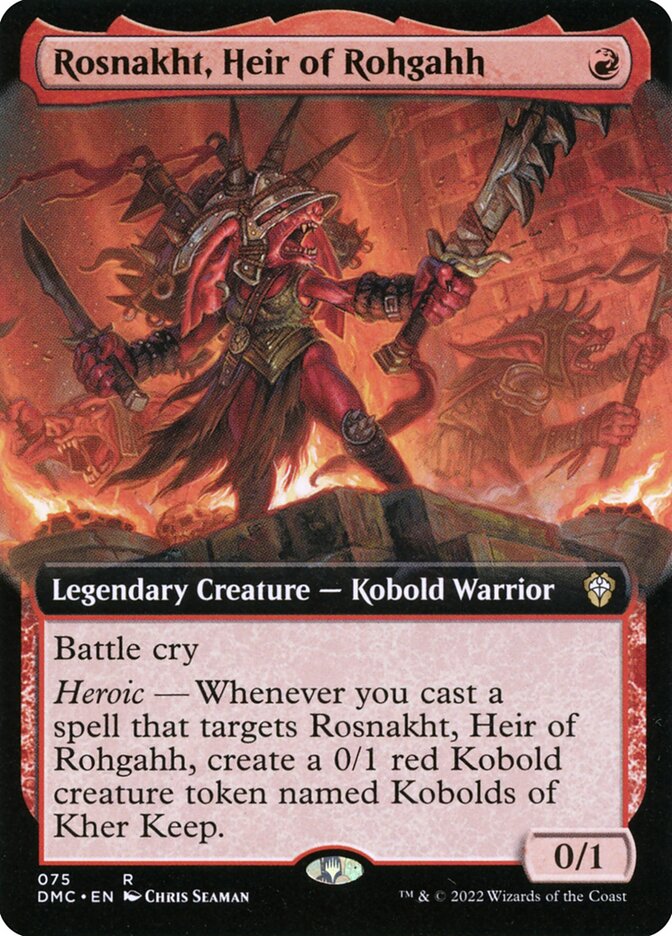 Rosnakht, Herdeira de Rohgahh / Rosnakht, Heir of Rohgahh - Magic: The Gathering - MoxLand
