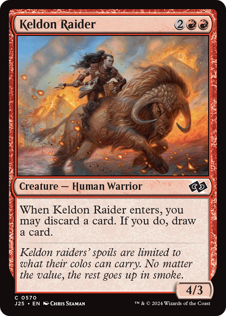 Saqueadora Keldoniana / Keldon Raider - Magic: The Gathering - MoxLand
