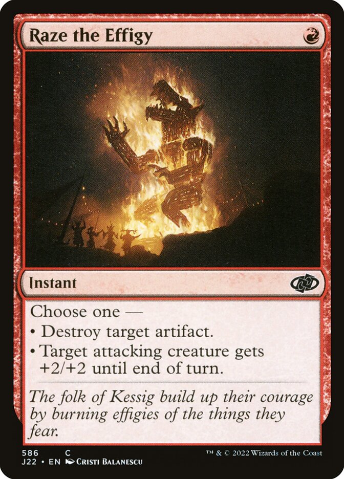 Arrasar a Efígie / Raze the Effigy - Magic: The Gathering - MoxLand