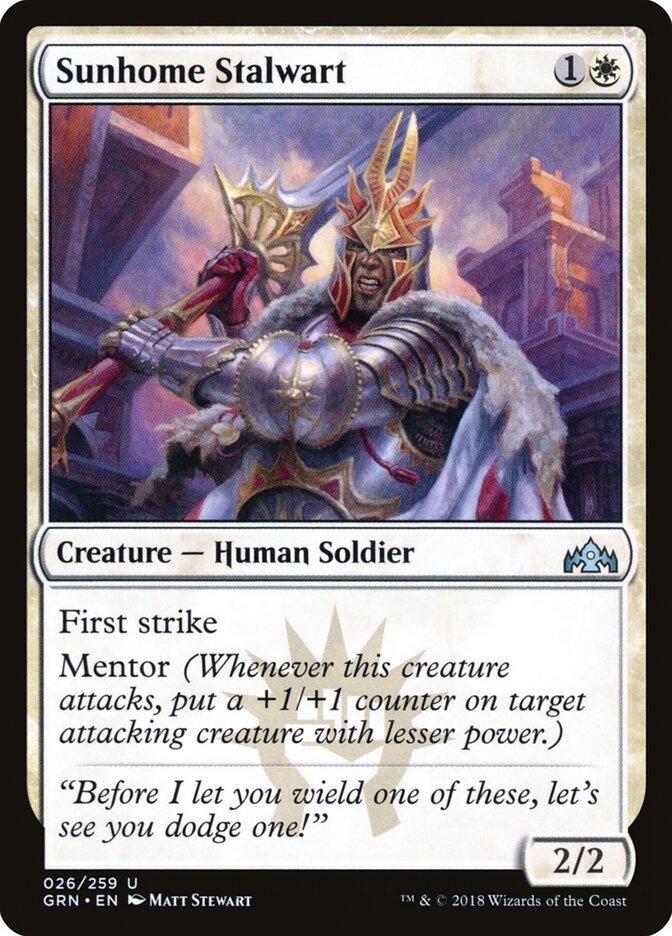Destemido da Morada do Sol / Sunhome Stalwart - Magic: The Gathering - MoxLand