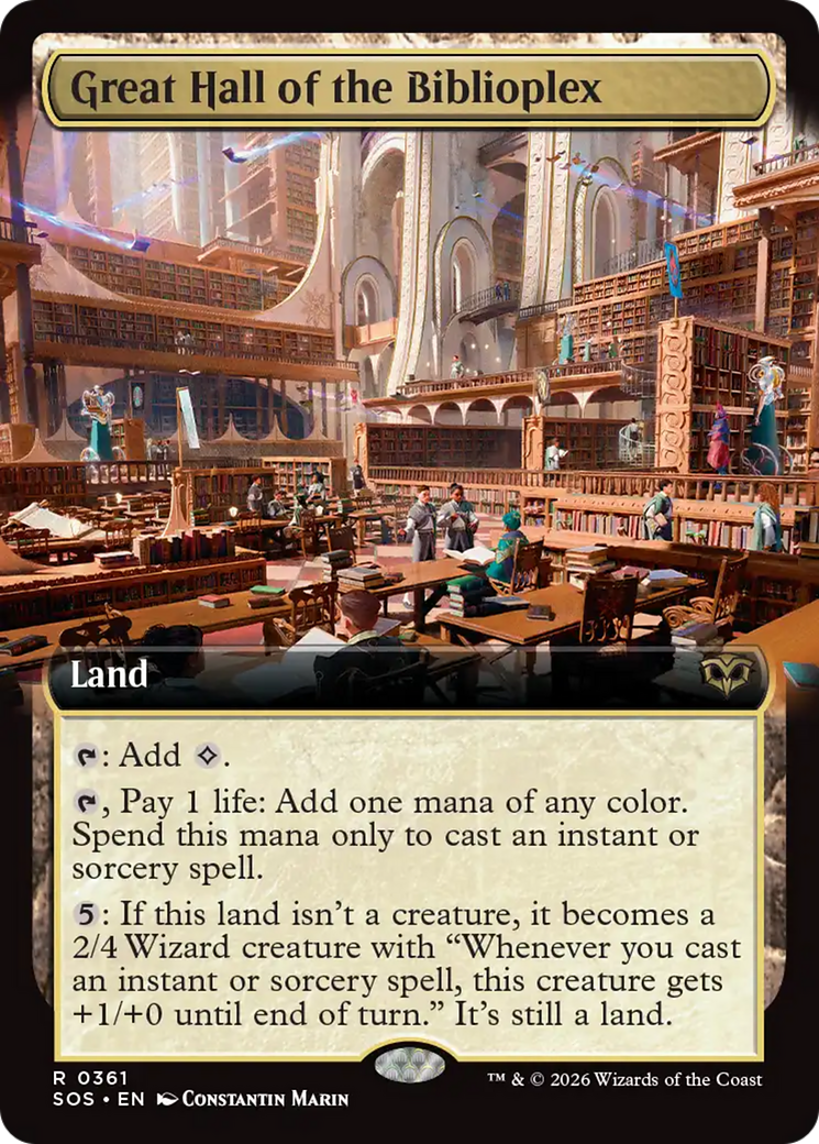 Great Hall of the Biblioplex - Magic: The Gathering - MoxLand