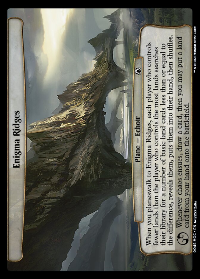 Cordilheiras Enigmáticas / Enigma Ridges - Magic: The Gathering - MoxLand