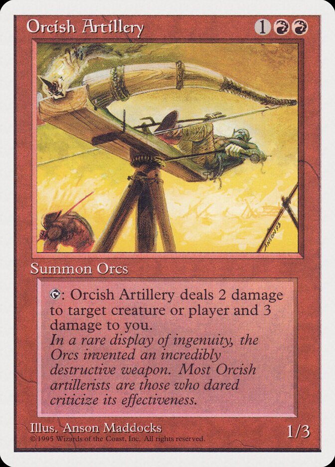 Artilharia Órquica / Orcish Artillery - Magic: The Gathering - MoxLand