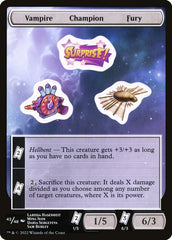 Vampire Champion Fury - Magic: The Gathering - MoxLand