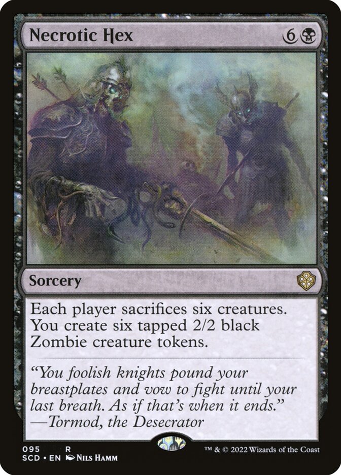 Bruxaria Necrótica / Necrotic Hex - Magic: The Gathering - MoxLand