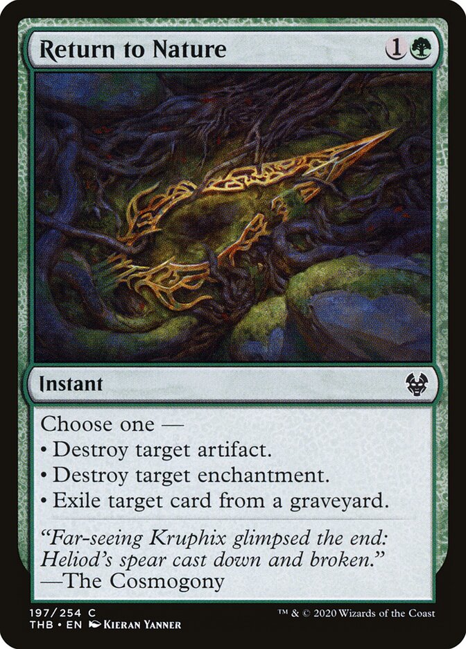 Retorno à Natureza / Return to Nature - Magic: The Gathering - MoxLand