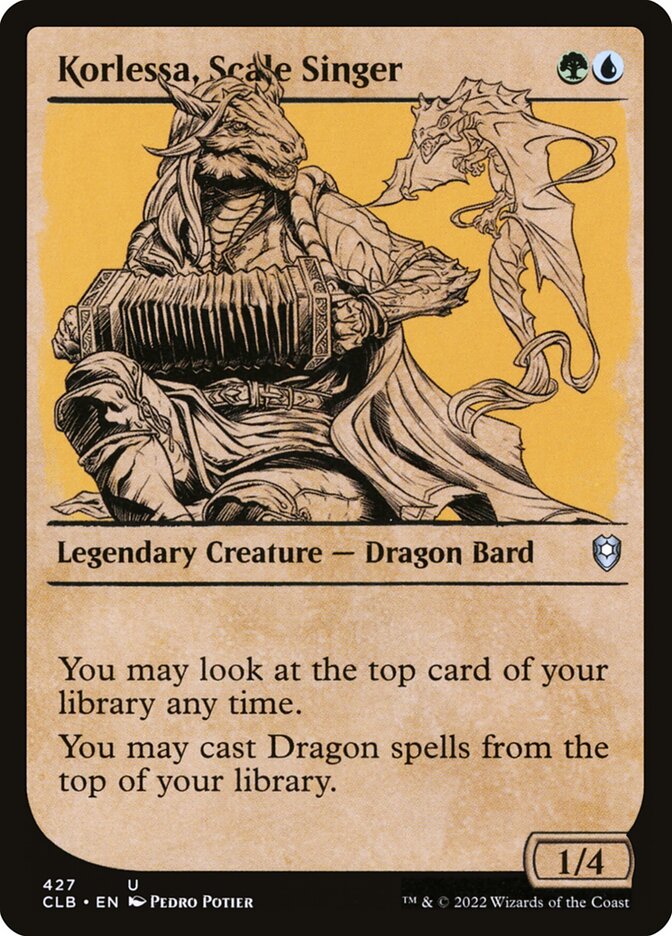 Korlessa, Cantora das Escamas / Korlessa, Scale Singer - Magic: The Gathering - MoxLand