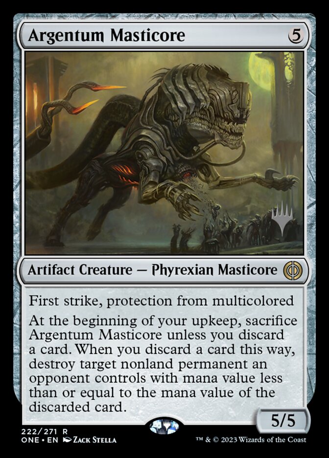 Mastícora de Argento / Argentum Masticore - Magic: The Gathering - MoxLand