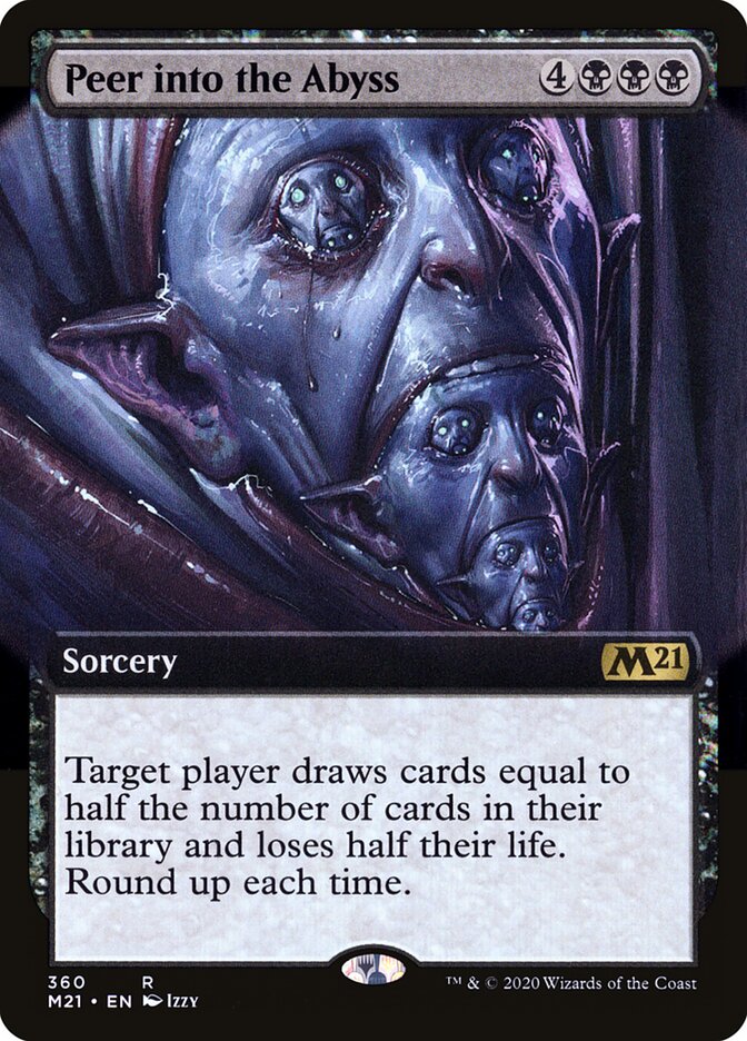 Perscrutar o Abismo / Peer into the Abyss - Magic: The Gathering - MoxLand