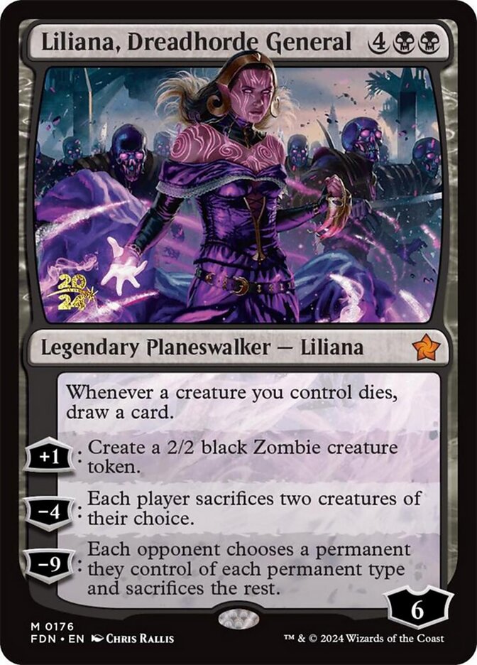 Liliana, General da Horda Medonha / Liliana, Dreadhorde General - Magic: The Gathering - MoxLand