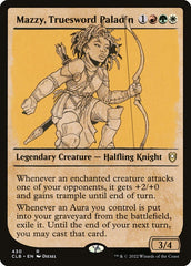Mazzy, Paladina da Espada Pura / Mazzy, Truesword Paladin - Magic: The Gathering - MoxLand