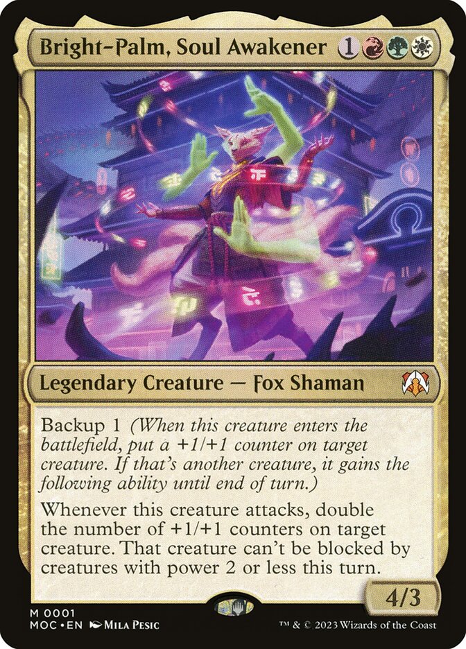 Palma-brilhante, Despertadora de Almas / Bright-Palm, Soul Awakener - Magic: The Gathering - MoxLand