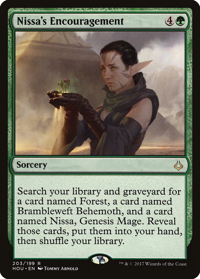 Encorajamento de Nissa / Nissa's Encouragement - Magic: The Gathering - MoxLand