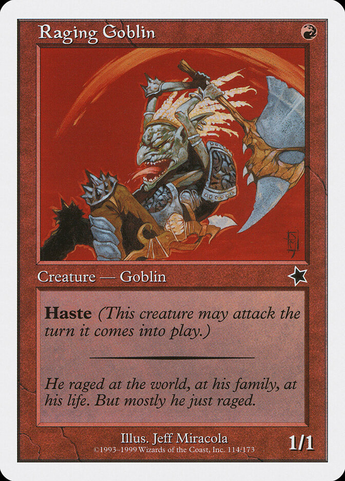 Goblin Enfurecido / Raging Goblin - Magic: The Gathering - MoxLand