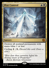 Controle de Peste / Pest Control - Magic: The Gathering - MoxLand